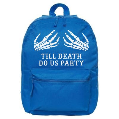 Bachelorette Party Till Death Do Us Party Halloween 16 in Basic Backpack