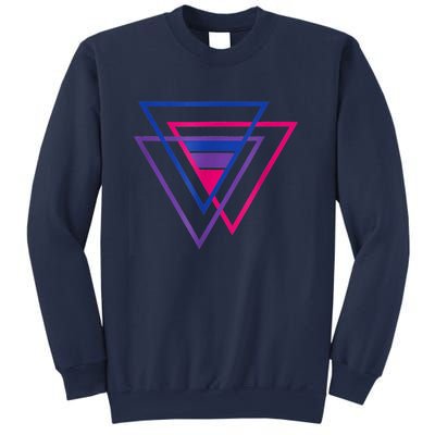 Bi Pride Triangle Shirt, BiSexual Pride Gift, Bi Flag Tee Sweatshirt