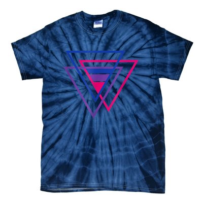 Bi Pride Triangle Shirt, BiSexual Pride Gift, Bi Flag Tee Tie-Dye T-Shirt