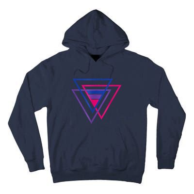 Bi Pride Triangle Shirt, BiSexual Pride Gift, Bi Flag Tee Tall Hoodie