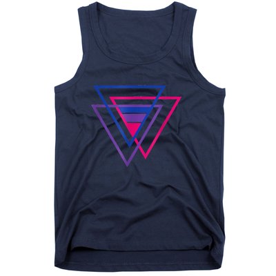 Bi Pride Triangle Shirt, BiSexual Pride Gift, Bi Flag Tee Tank Top