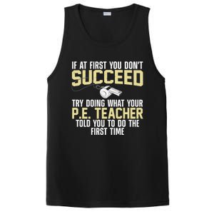 Best Pe Teacher Art Physical Education Teacher Gift PosiCharge Competitor Tank