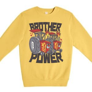 Brother Power Tractor Premium Crewneck Sweatshirt