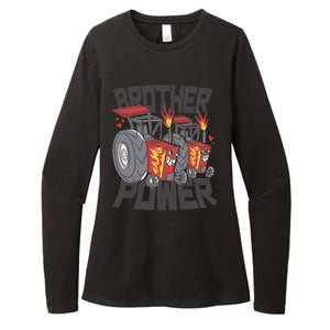 Brother Power Tractor Womens CVC Long Sleeve Shirt