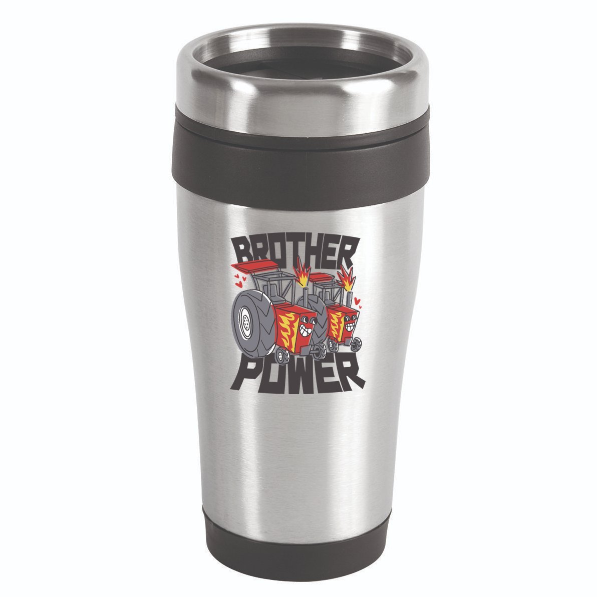 Brother Power Tractor 16oz Travel Tumbler