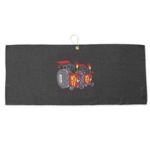 Brother Power Tractor Large Microfiber Waffle Golf Towel