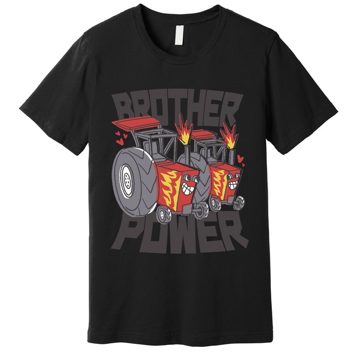 Brother Power Tractor Premium T-Shirt