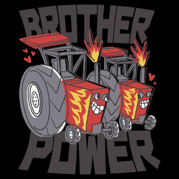 Brother Power Tractor Premium T-Shirt