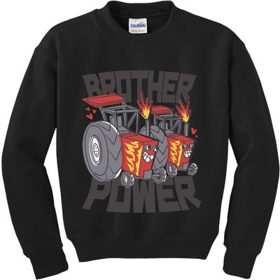 Brother Power Tractor Kids Sweatshirt