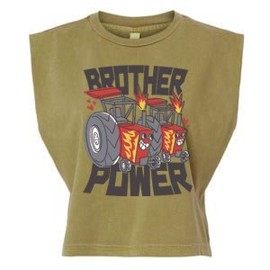 Brother Power Tractor Garment-Dyed Women's Muscle Tee