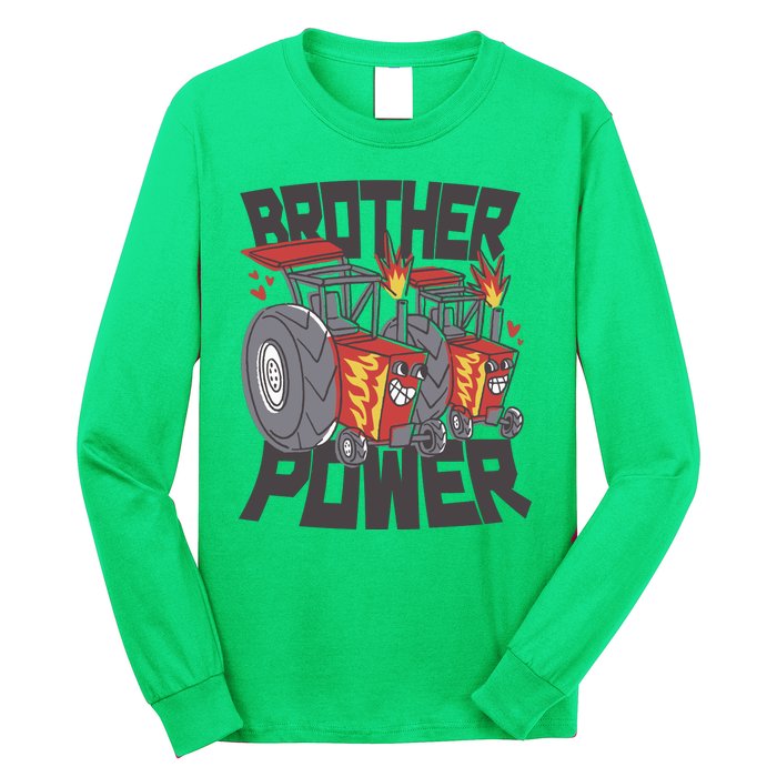 Brother Power Tractor Long Sleeve Shirt