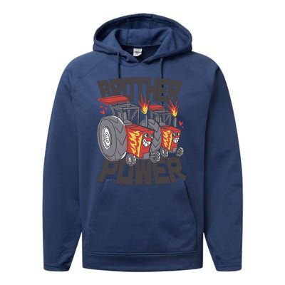 Brother Power Tractor Performance Fleece Hoodie