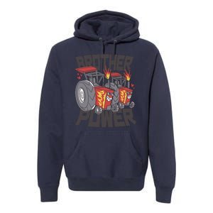 Brother Power Tractor Premium Hoodie