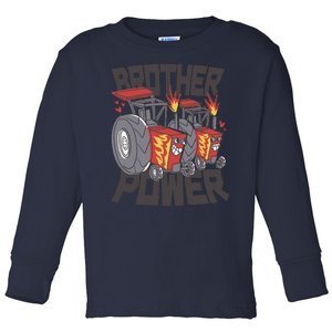 Brother Power Tractor Toddler Long Sleeve Shirt