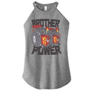 Brother Power Tractor Women's Perfect Tri Rocker Tank