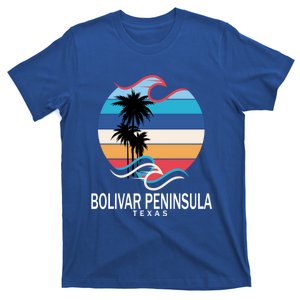 Bolivar Peninsula Texas Beach Surfing Funny Gift T-Shirt