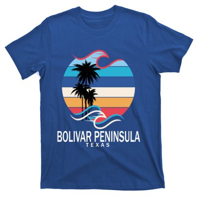 Bolivar Peninsula Texas Beach Surfing Funny Gift T-Shirt