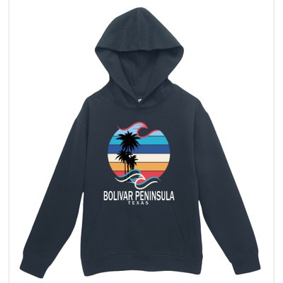 Bolivar Peninsula Texas Beach Surfing Funny Gift Urban Pullover Hoodie