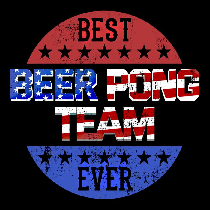 Beer Pong Team Player Independence Day Patriotic Usa Flag Gift Sustainable Bucket Hat