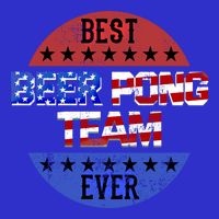 Beer Pong Team Player Independence Day Patriotic Usa Flag Gift 16 in Basic Backpack