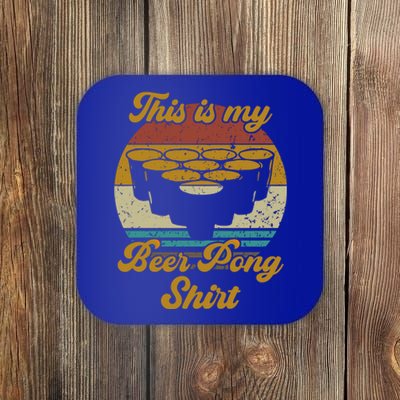 Beer Pong / This Is My Beer Pong Gift Coaster