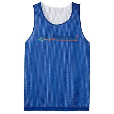 Bolivar Peninsula Texas Vintage Surfboarder Gift Mesh Reversible Basketball Jersey Tank