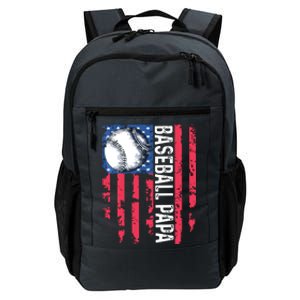 Baseball Papa Tee Coach Fathers Day Daily Commute Backpack