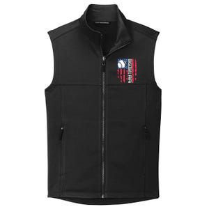 Baseball Papa Tee Coach Fathers Day Collective Smooth Fleece Vest