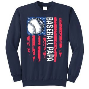 Baseball Papa Tee Coach Fathers Day Sweatshirt