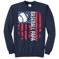 Baseball Papa Tee Coach Fathers Day Sweatshirt