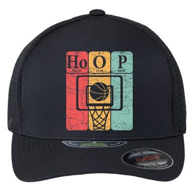 Basketball Periodic Table Elements Science Nerd Basketballer Flexfit Unipanel Trucker Cap