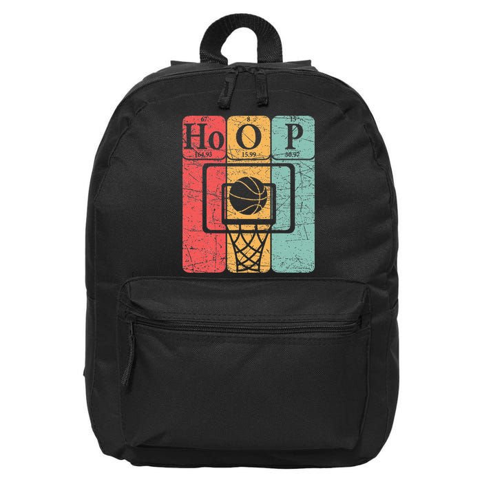 Basketball Periodic Table Elements Science Nerd Basketballer 16 in Basic Backpack