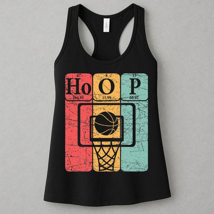 Basketball Periodic Table Elements Science Nerd Basketballer Womens Tank Top