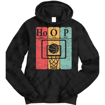 Basketball Periodic Table Elements Science Nerd Basketballer Tie Dye Hoodie
