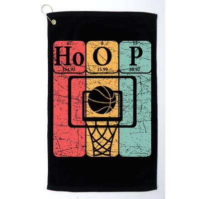 Basketball Periodic Table Elements Science Nerd Basketballer Golf Towel