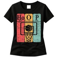 Basketball Periodic Table Elements Science Nerd Basketballer Womens T-Shirt