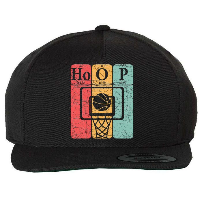 Basketball Periodic Table Elements Science Nerd Basketballer Wool Snapback Cap