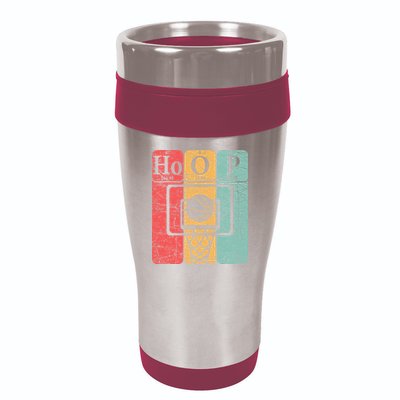 Basketball Periodic Table Elements Science Nerd Basketballer 16oz Travel Tumbler