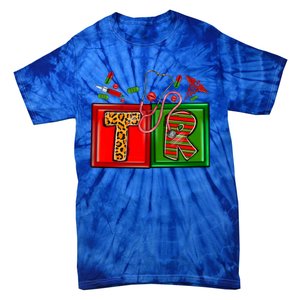 Buffalo Plaid Tr Nurse Christmas Stethoscope Xmas Pajama Gift Tie-Dye T-Shirt