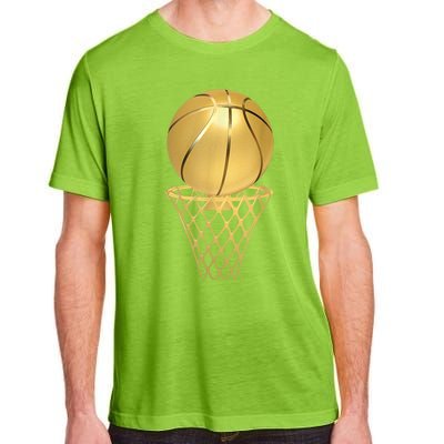 Basketball Player Trophy Game Coach Sports Lover Adult ChromaSoft Performance T-Shirt