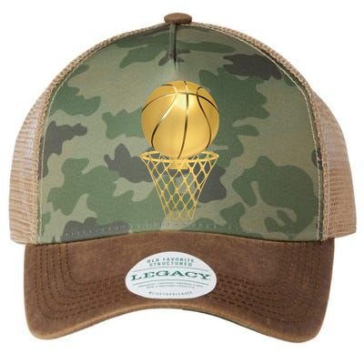 Basketball Player Trophy Game Coach Sports Lover Legacy Tie Dye Trucker Hat