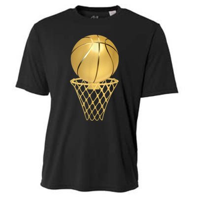 Basketball Player Trophy Game Coach Sports Lover Cooling Performance Crew T-Shirt