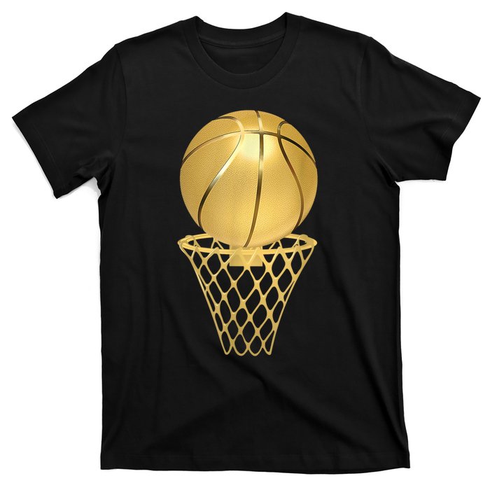 Basketball Player Trophy Game Coach Sports Lover T-Shirt