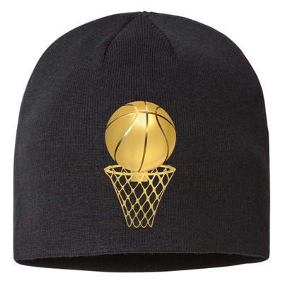 Basketball Player Trophy Game Coach Sports Lover Sustainable Beanie