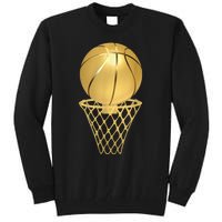 Basketball Player Trophy Game Coach Sports Lover Tall Sweatshirt