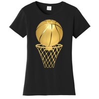 Basketball Player Trophy Game Coach Sports Lover Women's T-Shirt