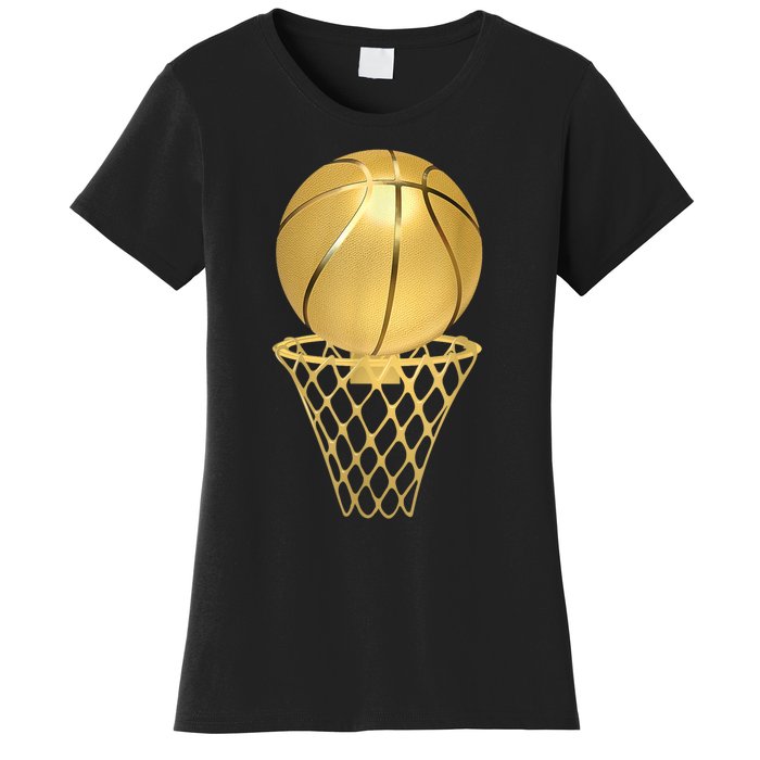 Basketball Player Trophy Game Coach Sports Lover Women's T-Shirt