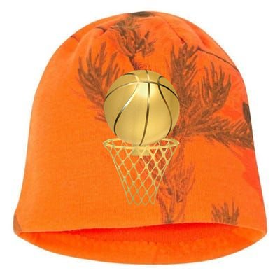 Basketball Player Trophy Game Coach Sports Lover Kati - Camo Knit Beanie