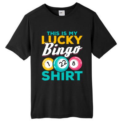 Bingo Player This Is My Lucky Bingo Funny Bingo Tall Fusion ChromaSoft Performance T-Shirt