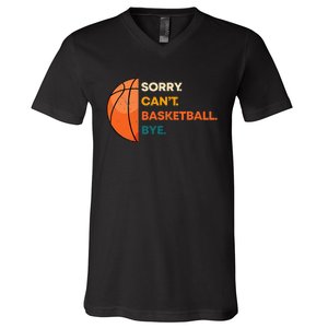 Basketball Player Team Sport Hoop Ball Game Guard Forward V-Neck T-Shirt